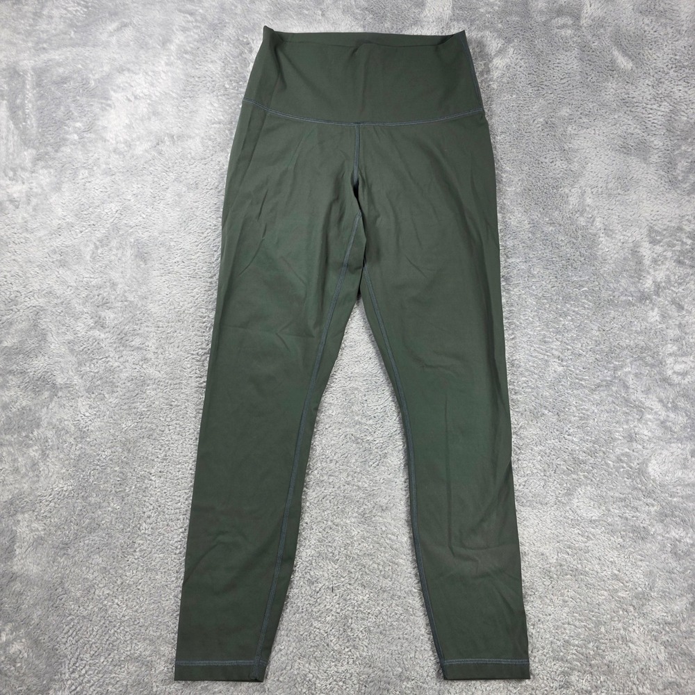 Everlane Perform Ankle High Rise Leggings Dark Green Size S Yoga Activewear Gym